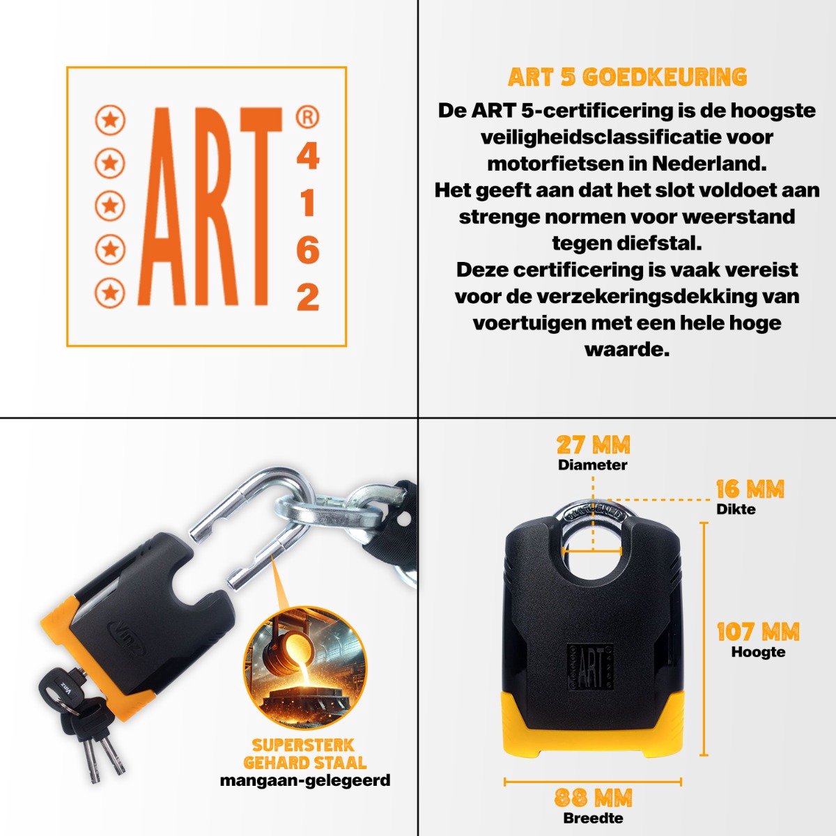 VINZ Batura ART 5 Motorslot - Ultieme Veiligheid thumbnail 4