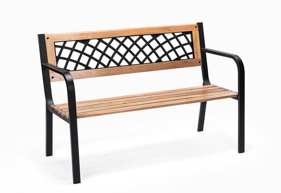 Outdoor veranda bank, parkbank voor terras, tuinbank, duurzaam gegoten aluminium metaal weerbestendig, met rugleuning en armleuning, voor gazon, veranda, achtertuin, balkon (150cm Outdoor veranda bank, parkbank voor terras, tuinbank, duurzaam gegoten aluminium metaal weerbestendig, met rugleuning en armleuning, voor gazon, veranda, achtertuin, balkon (150cm