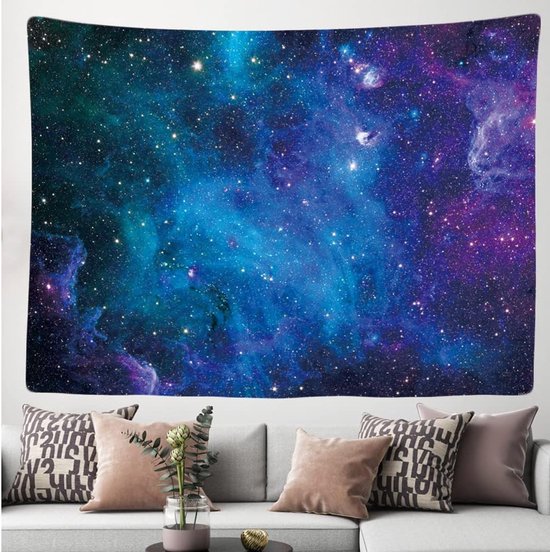 Ulticool - Natuur Galaxy Heelal Ruimte Planeten Zonnestelsel Astronaut - Wandkleed - 200x150 cm - Groot wandtapijt - Poster - Kamer Slaapkamer Woonkamer Kinderkamer Decoratie Accessoires - Tiener Jongen