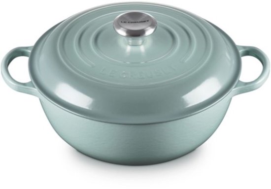 Le Creuset Marmite Braadpan met hoge deksel ø 26 cm gietijzer Sea Salt