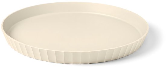 Blim Cilindro Piattino Per Vasi – Bianco, Diametro 30 Cm, Plastica Robusta, Atossica E Riciclabile, Per Interni/Esterni