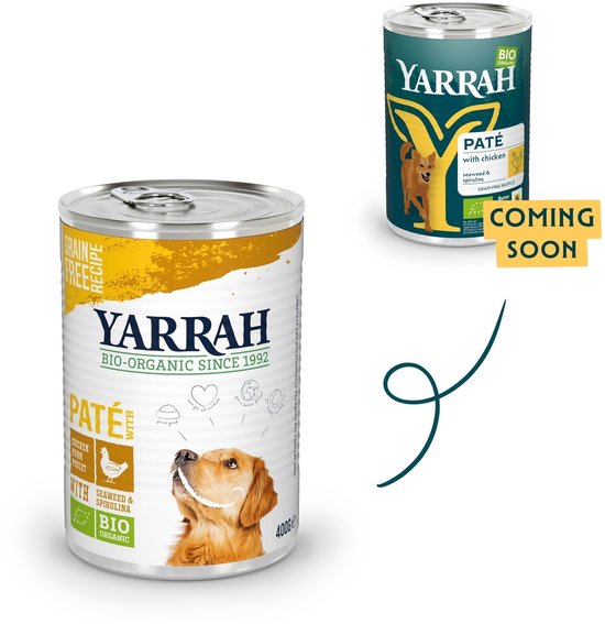Yarrah Dog Blik Pate - Kip - Hondenvoer - 400 g
