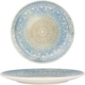 Assiette à dessert Bonna - Rivus Ethnique - Porcelaine - 23 cm - lot de 6