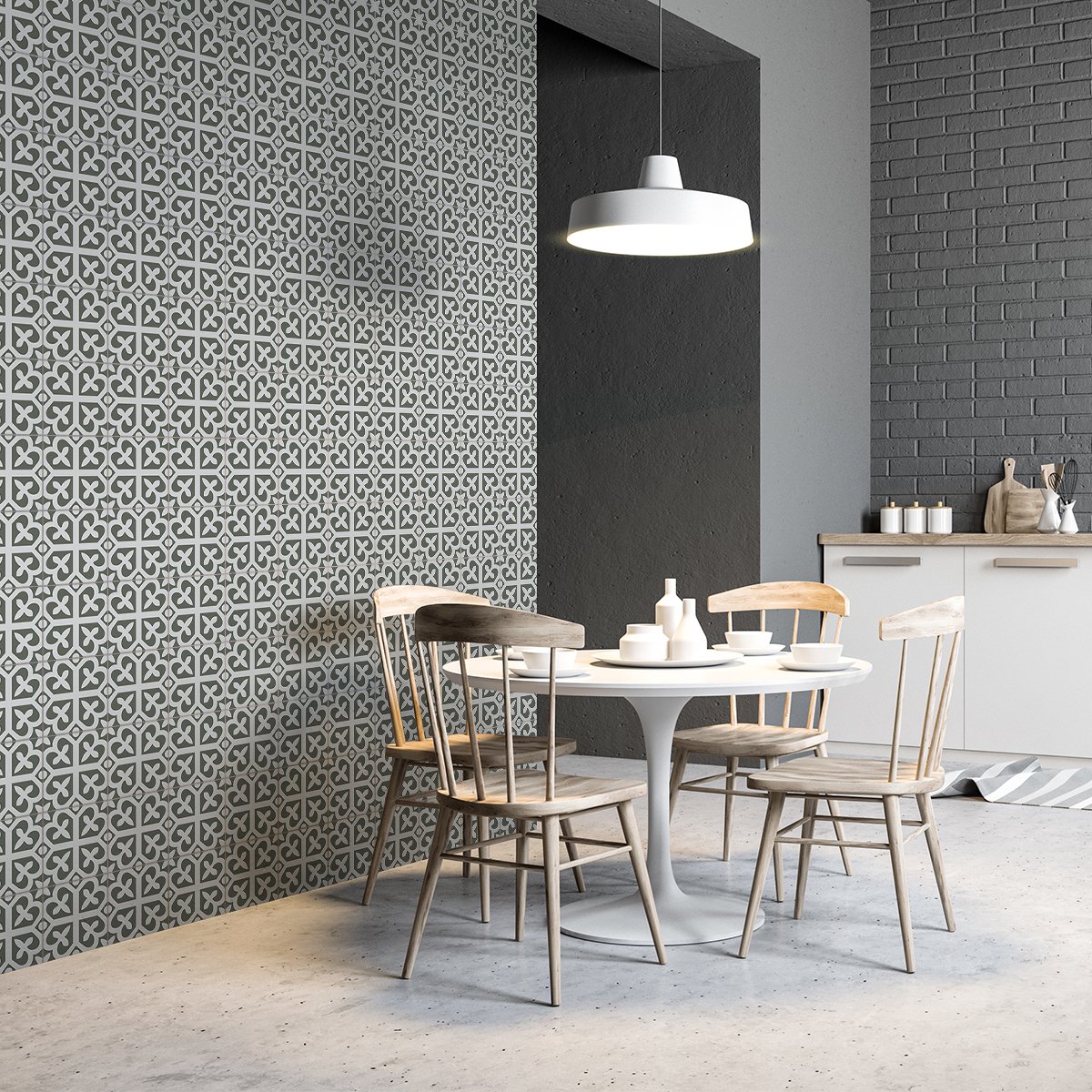 Ambiance Sticker Zelfklevende tegelmuurstickers voor keuken en badkamer - 60 KLARA AZULEJOS tegelstickers - 60 stickers 20x20cm Multi color