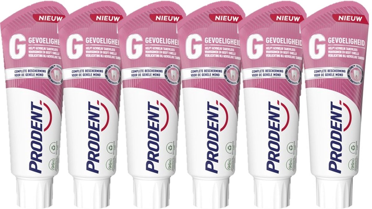 Prodent Tandpasta Gevoeligheid & Tandvlees - 6 x 75 ml