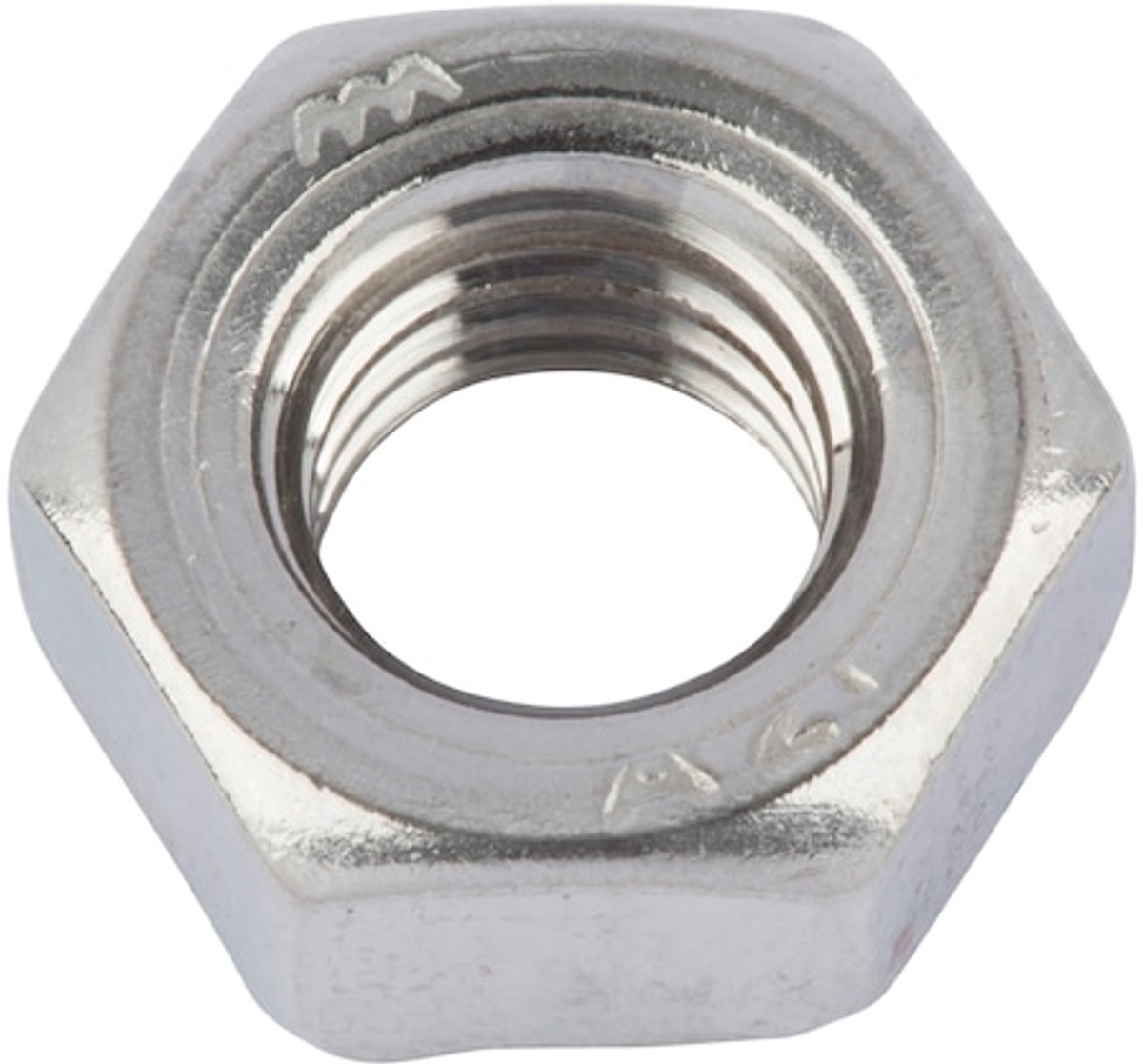Wurth - DIN 929 roestvast staal A4 blank - Zeskant lasmoer DIN 929, RVS A4, blank - x 100 st