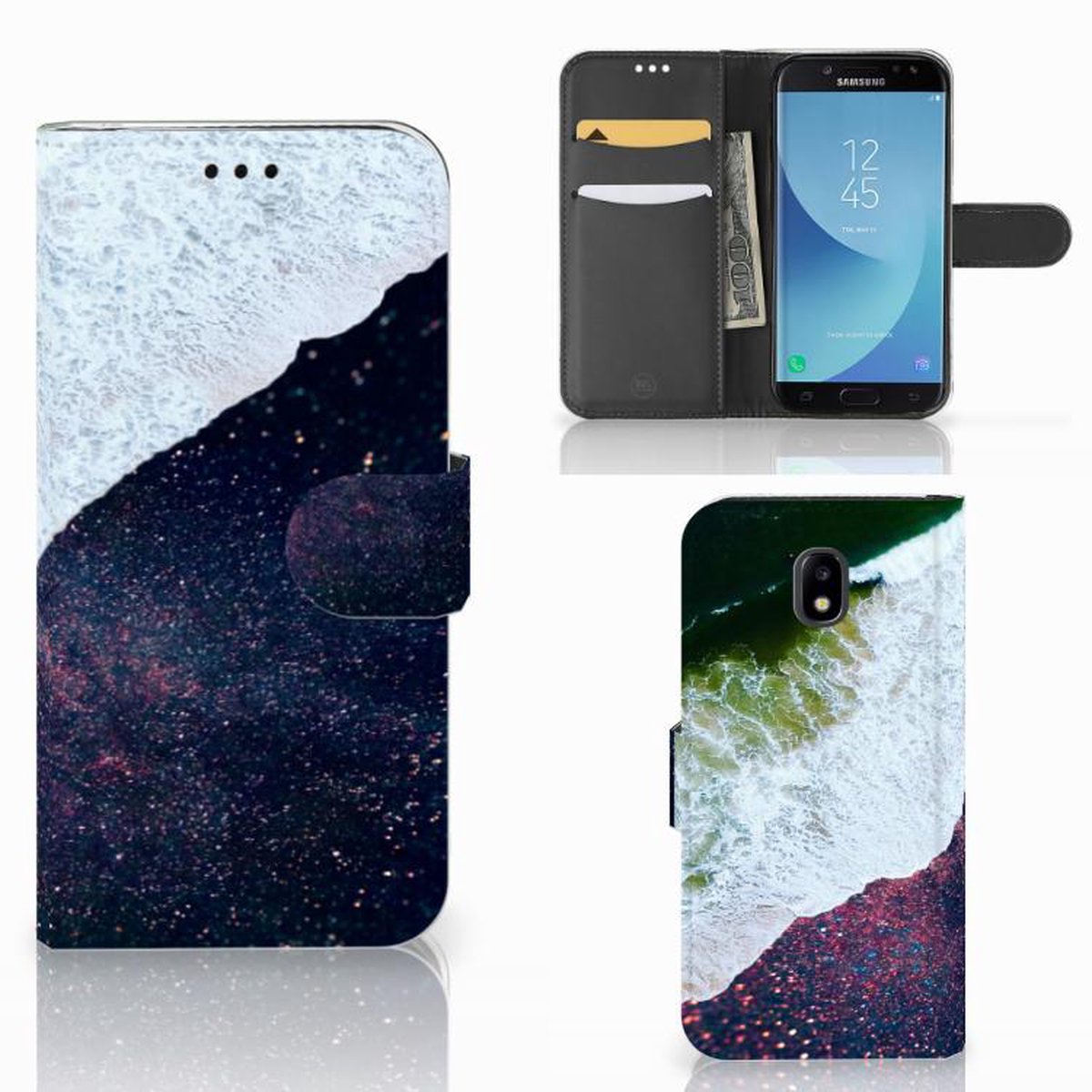 Samsung Galaxy A30 Book Case Sea in Space