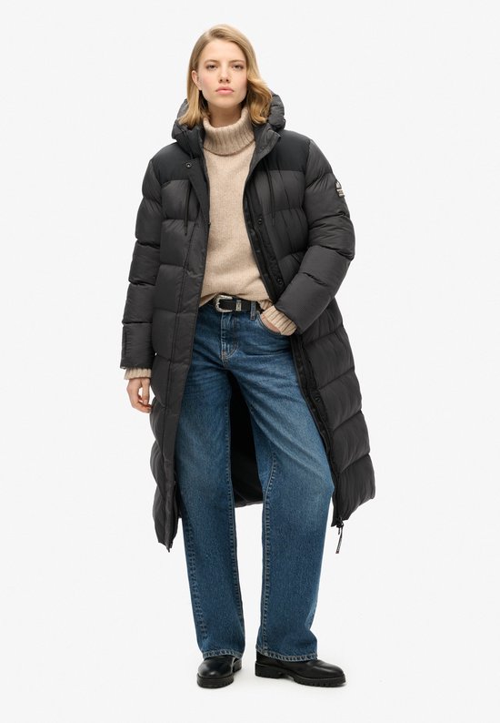 Superdry RIPSTOP LONGLINE PUFFER JACKET Dames Jas - Maat M