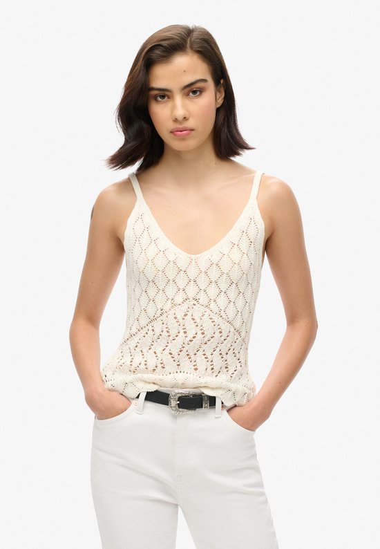 Superdry - Gehaakt camitopje - Dames - Tops