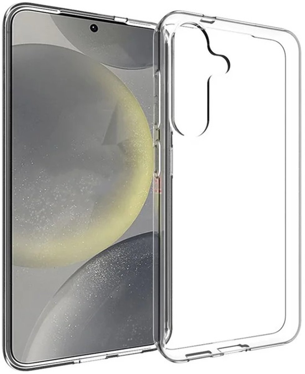 Flexibele achterkant Silicone hoesje Transparant Geschikt voor: Samsung Galaxy S25 Plus