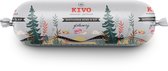 Kivo Petfood Houdbare Worst 12 x 600 gram Rund & Kip - Zacht gestoomd vlees - Glutenvrij zonder andere fratsen