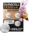 Duracell CR2032, Batterie à usage unique, CR2032, Lithium, 3 V, 4 pièce(s), Argent