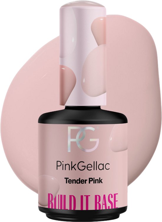 Pink Gellac - Build it Base Tender Pink - Vernis gel Pink Build - 15 ml
