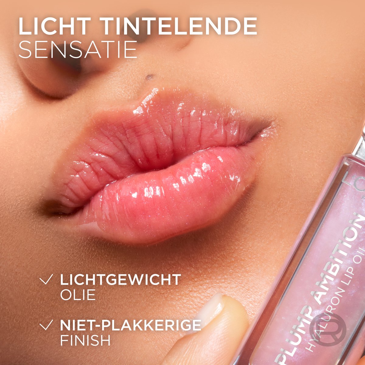 L'Oréal Paris Plump Ambition 101 Cristal Clear Lipgloss - Lipolie met Hyaluronzuur - Voor vollere en glanzende lippen - Roze - 5,4 gr — cadeau in Verzorging - foto 7