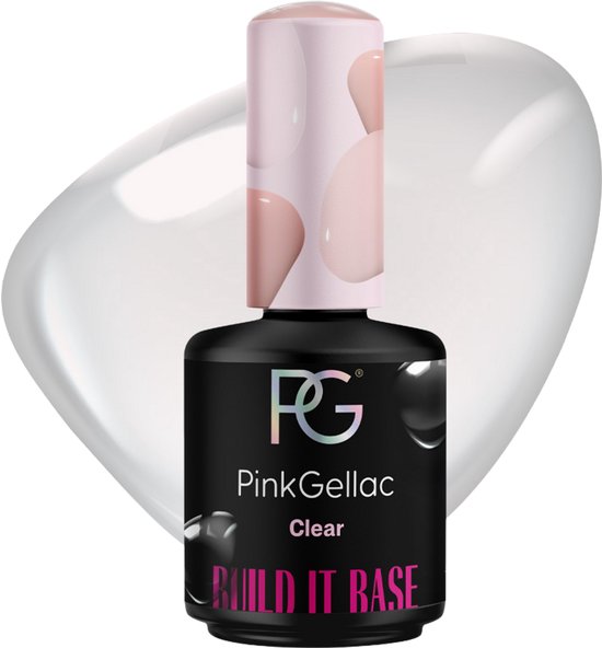 Foto: Pink gellac builder gel build it base transparant transparante gellak pink gellac s versie van builder in a bottle 15 ml