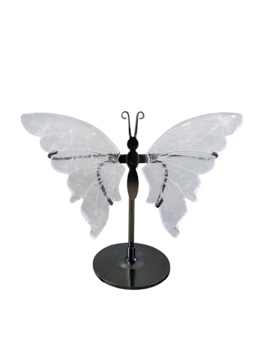 Stones & Bones® Bergkristal vlinder