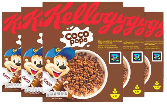 Kellogg's Coco Pops - 5 x 330 gr - Voordeelverpakking