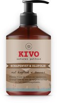 Kivo Petfood - Supplement Schapenvet & olijfolie, knoflook & zeewier 500ml - Helpt tegen: vlooien, muggen en teken