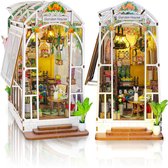 Book Nook Bouwpakket Tuinhuis - Miniatuur Bouwpakket Volwassenen - Boekensteun - DIY - Crafts&Co