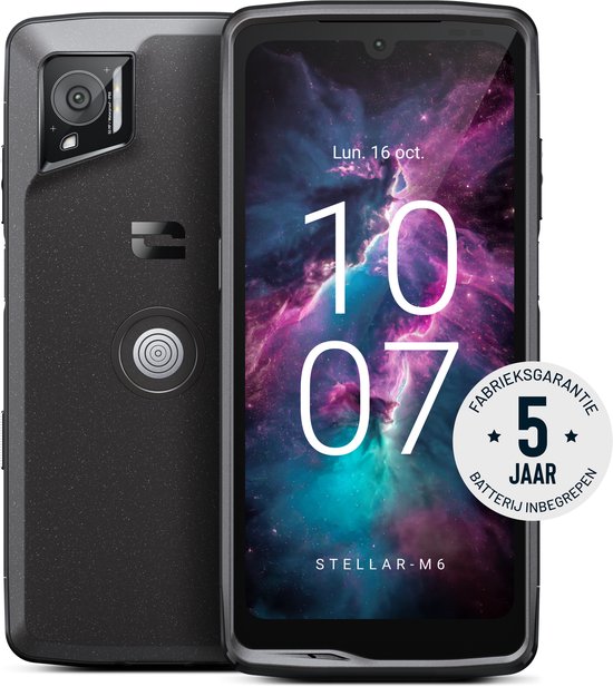 Coque Silicone TPU + 2 Verres Trempés Pour CROSSCALL Stellar-M6 – Protection Anti-choc Et Anti-rayures, Noir