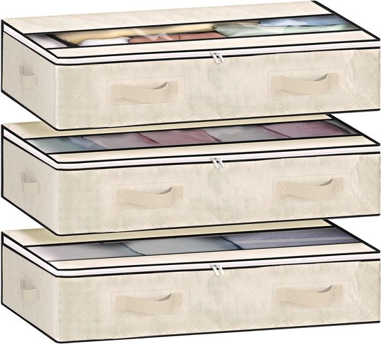iwill CREATE PRO Underbed Opbergtassen groot, met helder venster en 3