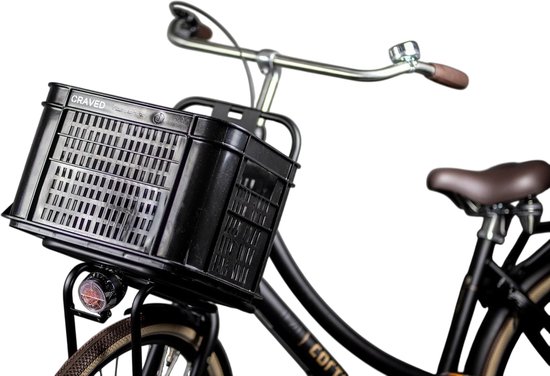 Craved Fietskrat - 30 Liter - Zwart - Inclusief Bevestigingsmateriaal van Craved — afbeelding 5