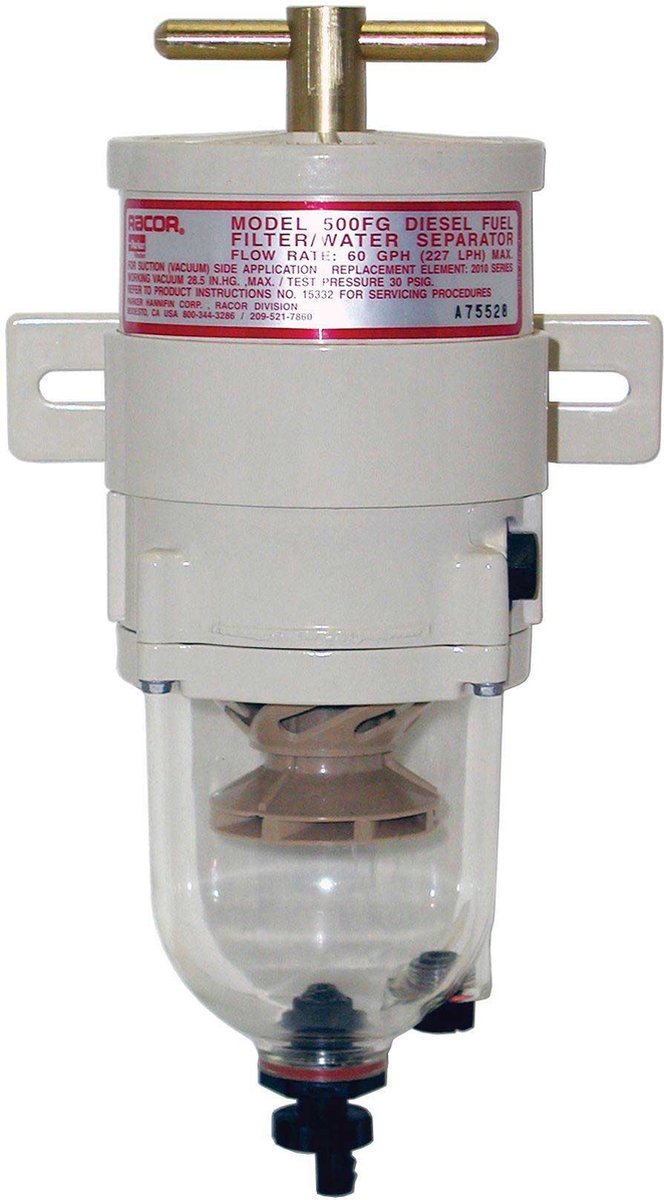 Racor turbinefilter 500FG kunststof kom - 500FG30