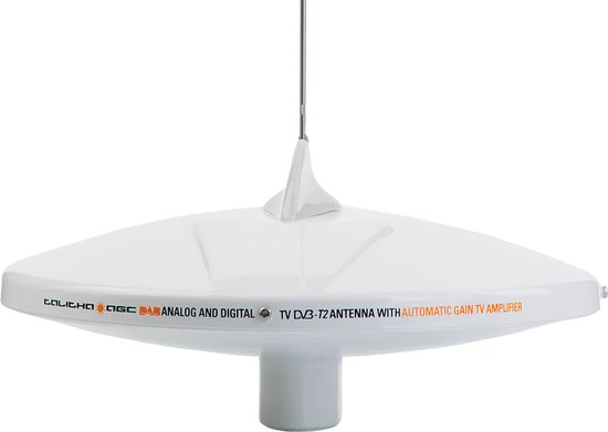 Glomex TALITHA Antenne DVB-T2 DAB - radio en TV - voor boot - 20m kabel ...