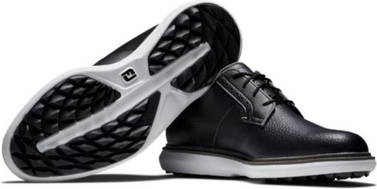 Footjoy Heren Golfschoenen Traditions Zwart van Footjoy — afbeelding 2