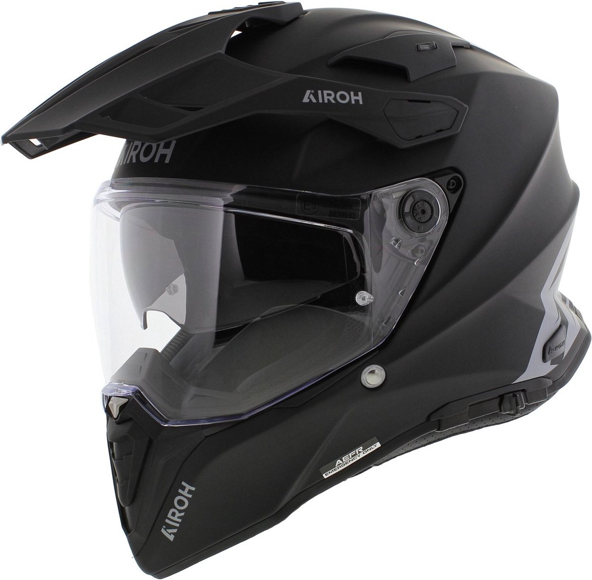 Airoh Commander 2 Adventure motor helm mat zwart - Maat S