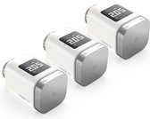 Bol.com Radiatorthermostaat II set van 3 slimme thermostaat met appfunctie compatibel met Amazon Alexa Apple HomeKit Google Home... aanbieding