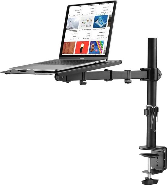 PUTORSEN Monitor Halterung 2 Monitore mit Laptop Arm für 17-32 Zoll