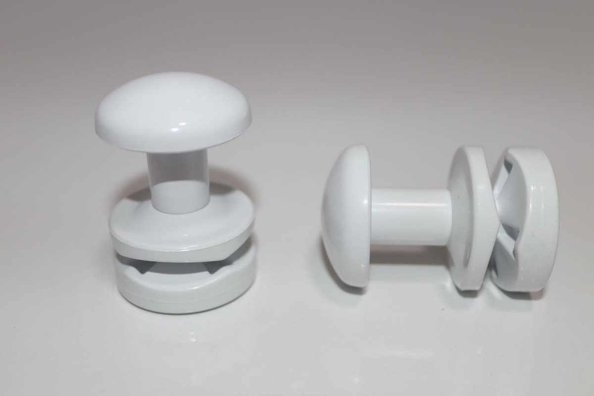 Radiatorconnect Kamerjasdrager Wit - 2 stuks