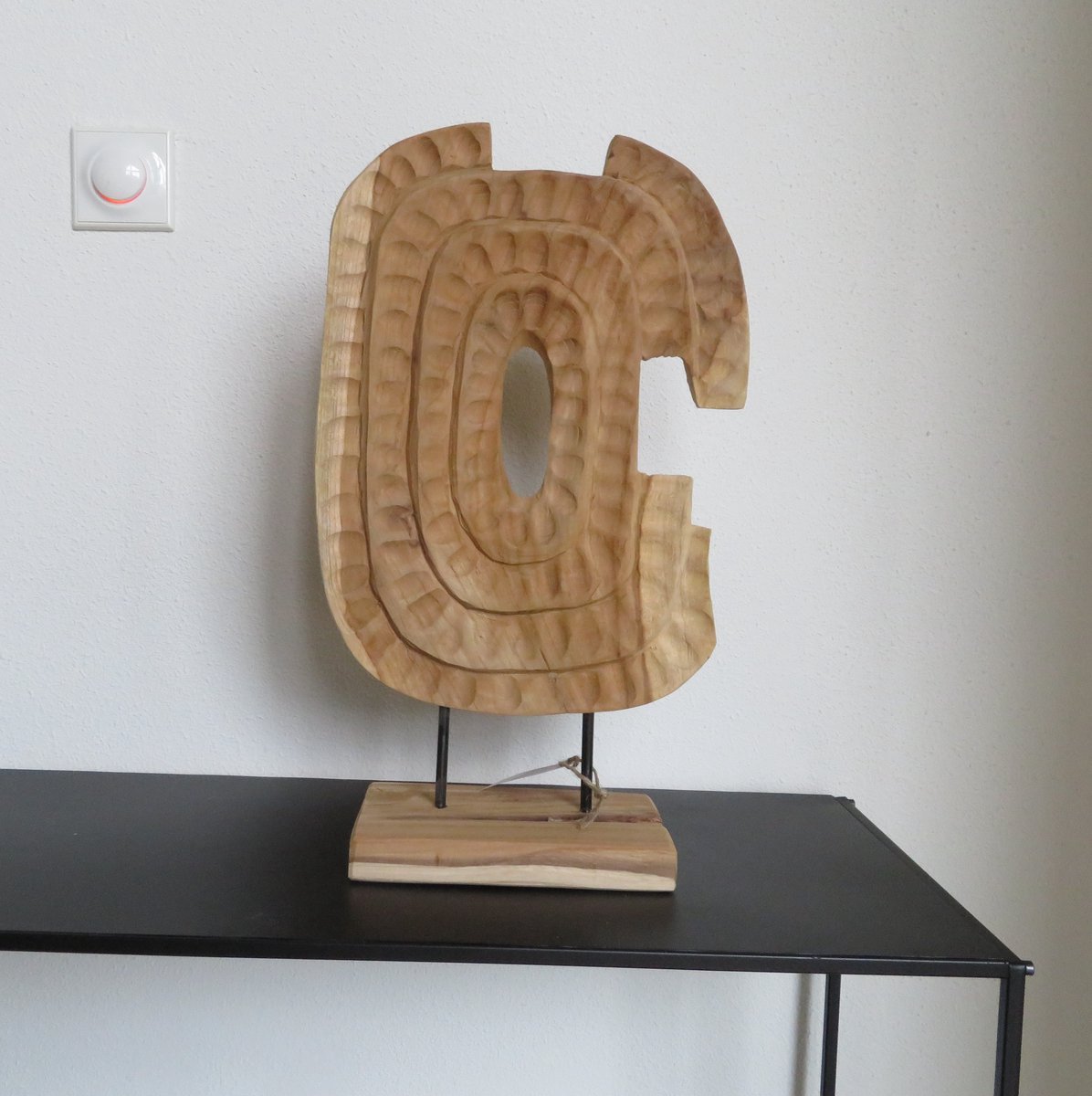 Ornament - Teak hout - 48 cm hoog