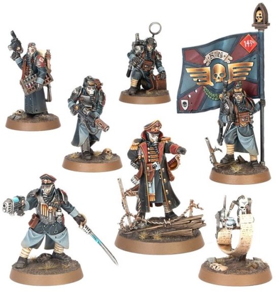 Warhammer 40.000 40k - Astra Militarum - Krieg Command Squad - 47-72