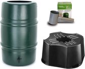 Harcostar Regenton set Groen 114 liter - incl. vulautomaat en voet - complete set