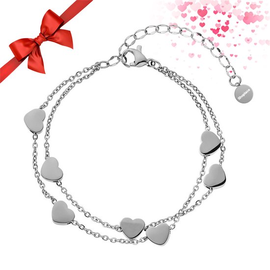 Shoplace Hartjes armband dames – Love