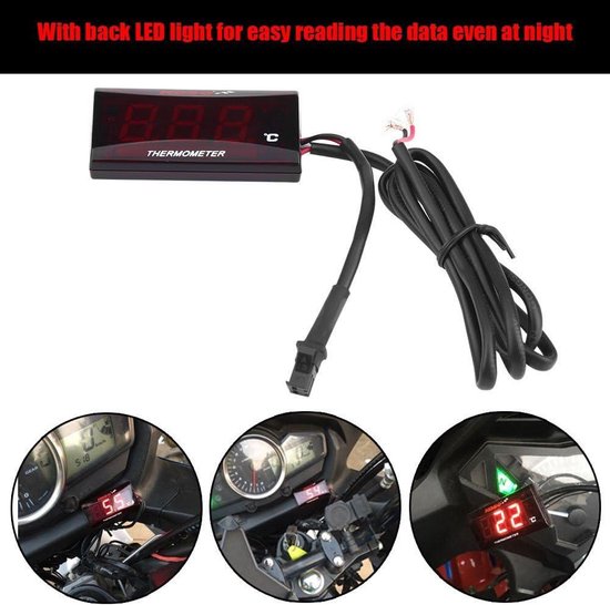 Universal for Motorcycle Thermometer Instruments, Digital Universal for Motorcycle Thermometer Instruments, Digital