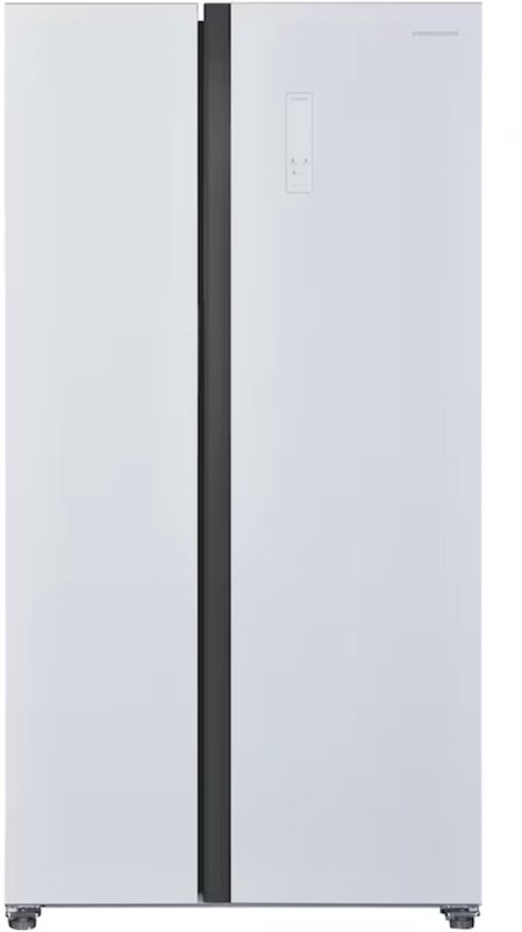 Heinner Amerikaanse Koelkast met LED Touch Display - Full No Frost - 442 Liter - 39 dB - Inverter Compressor - Eco Stand - Super Freeze - 5 Jaar Garantie - Wit