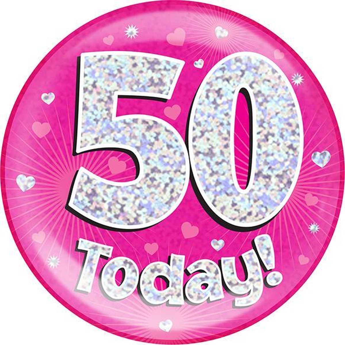 Oaktree - Mega Button 50 today Roze