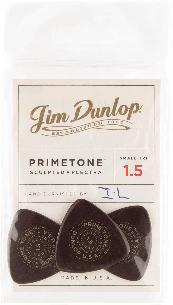 Jim Dunlop - Primetone - Plectrum - Small Tri - 1.50 mm - 3-pack