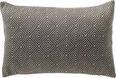 Dutch Décor VERANO - Coussin d'extérieur 40x60 cm - déperlant et UV-résistant - Charcoal Gray - Gris