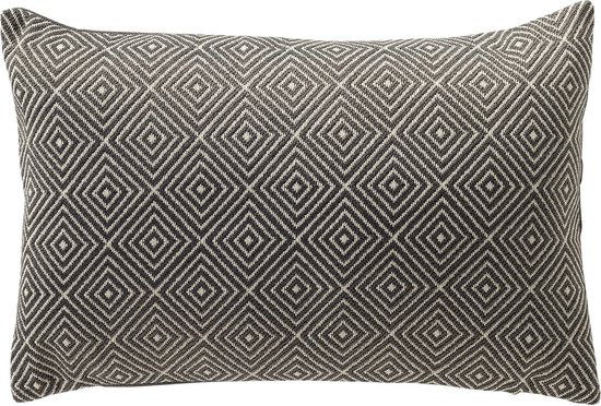 Dutch Decor VERANO - Coussin d'extérieur 40x60 cm - déperlant et résistant aux UV - Gris Anthracite