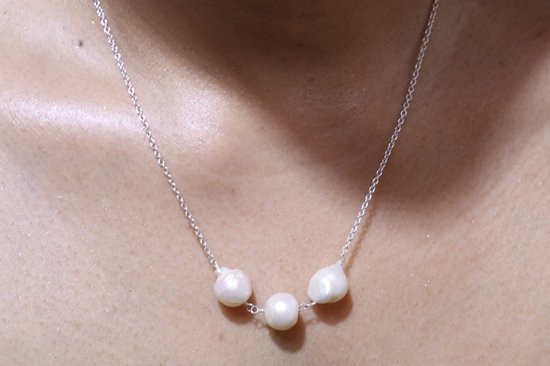 Edelstenen Ketting Parels Cinqo Mix