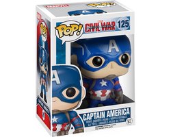 Pop Marvel: Captain America: Civil War - Captain America Funko Pop #125