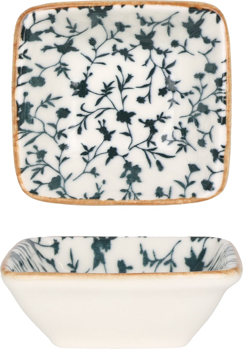 Bonna Serveerschaal - Calif - Porselein - 8x8.5 cm - set van 2
