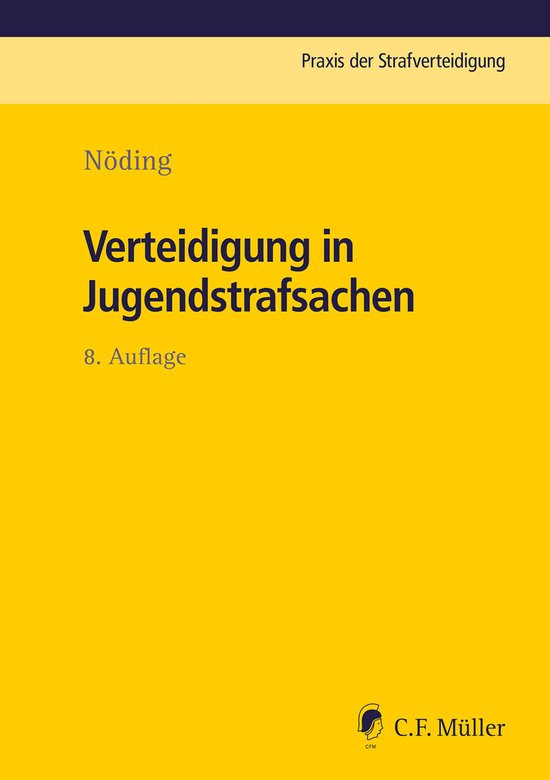 Verteidigung in Jugendstrafsachen - cover
