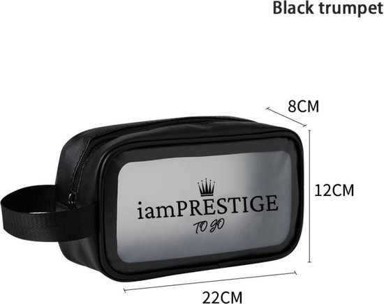 iamPrestige, Voordeel pack Travel box ToGo Black Shampoo, Facewash, BodyWash, Parfum