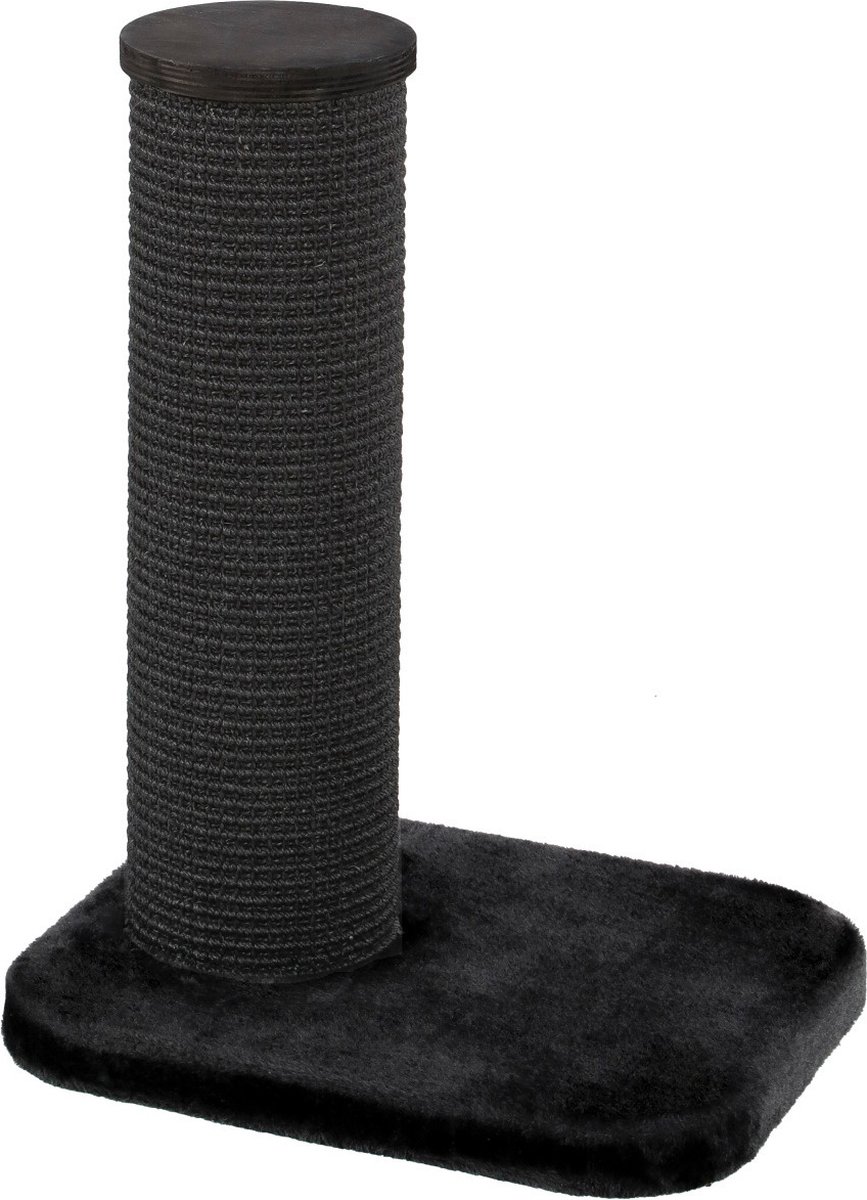 Krabpaal Zolux City Cat 1 - Grijs - Met Sisal - 62 cm Hoog, 47x39 cm Basis