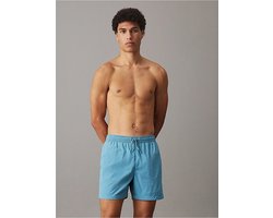 Calvin Klein Medium Drawstring Heren Zwembroek - Adriatic Blue - Maat M
